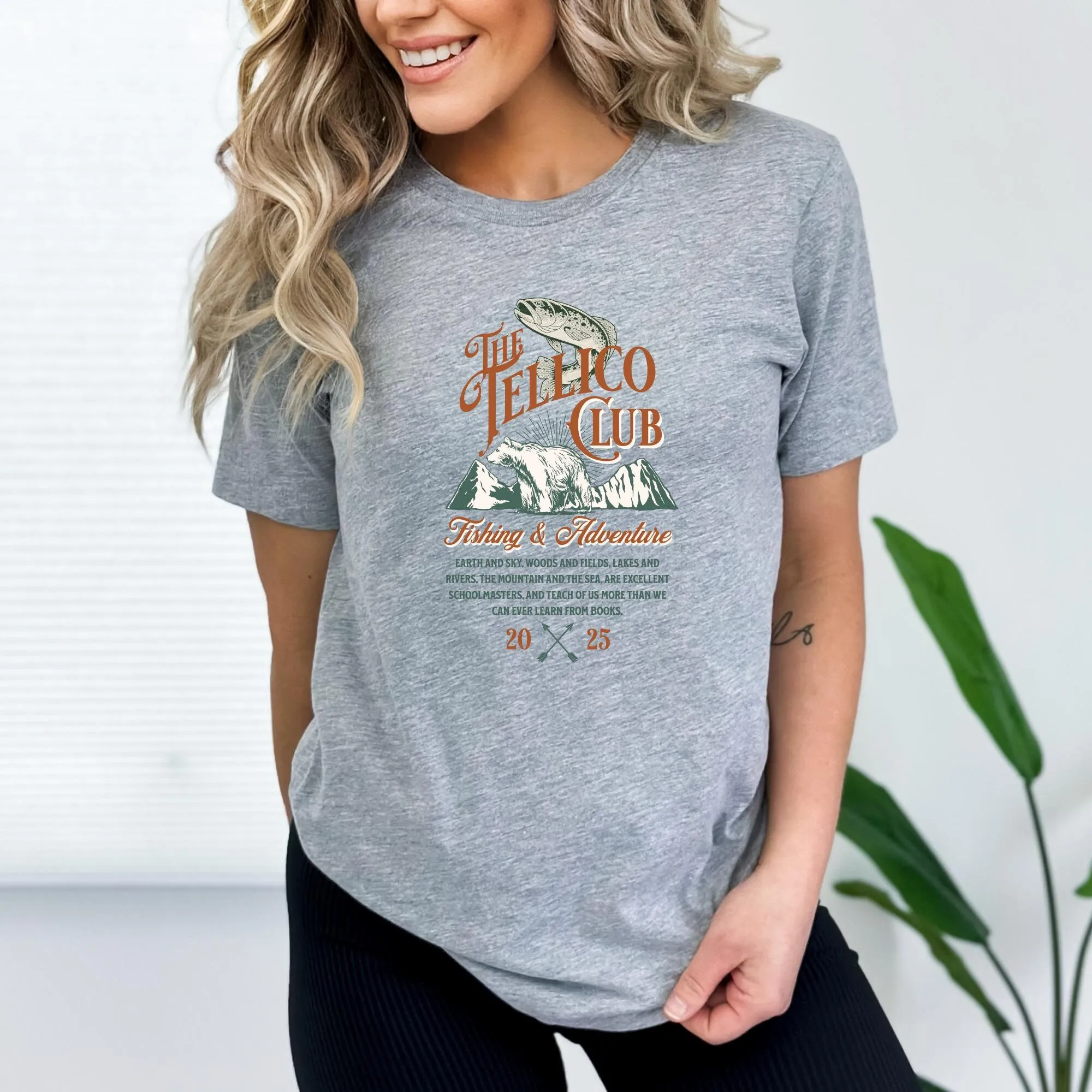 Outdoor Adventure Club - The Tellico Club T Shirt Fishing