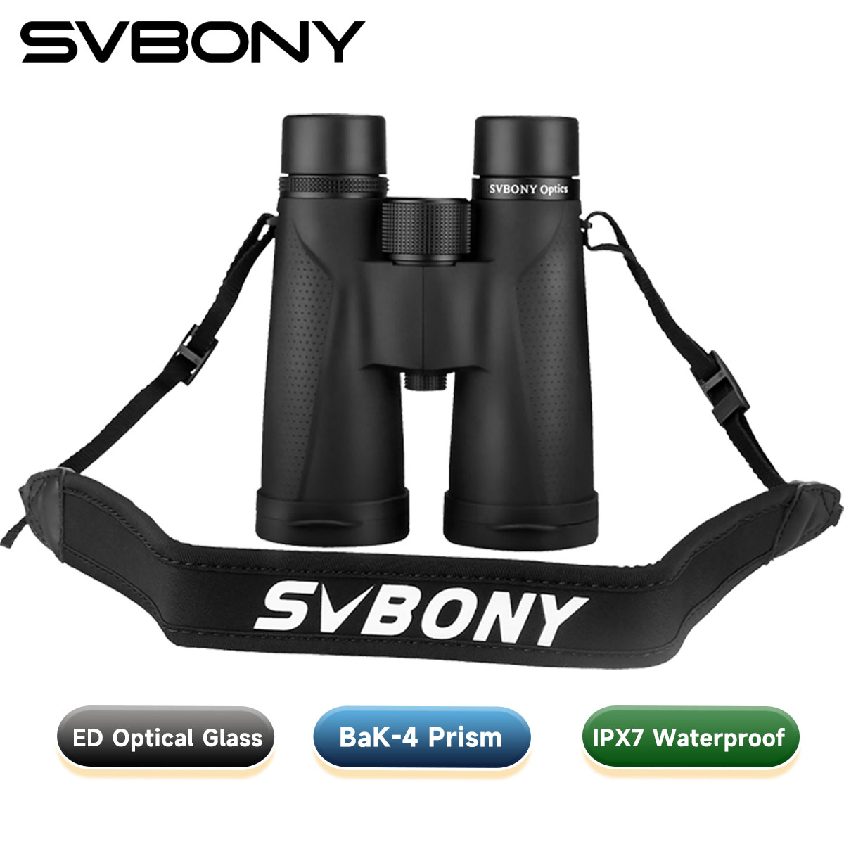 Outdoor Adventure Watches - Svbony SV202 IPX7 Waterproof ED 8x42/10x42