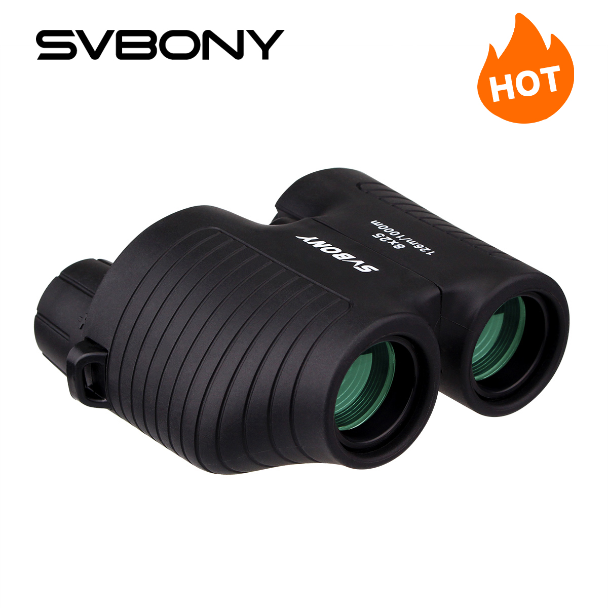 Outdoor Adventure Watches - Svbony F9323A 8x25 Porro Binocular Fixed-focus