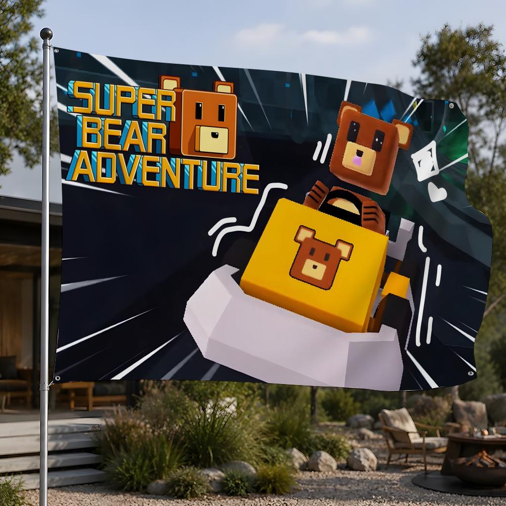 Game Super Bear Adventure Flag - Outdoor Adventure Club ulasan dan harga