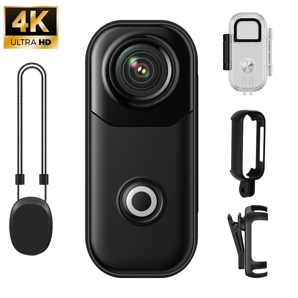 Mini 4K Action Camera Hands-Fr - Outdoor Adventure Video ulasan dan harga
