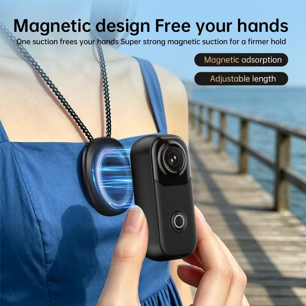 Mini 4K Action Camera Hands-Fr - Outdoor Adventure Video ulasan dan harga