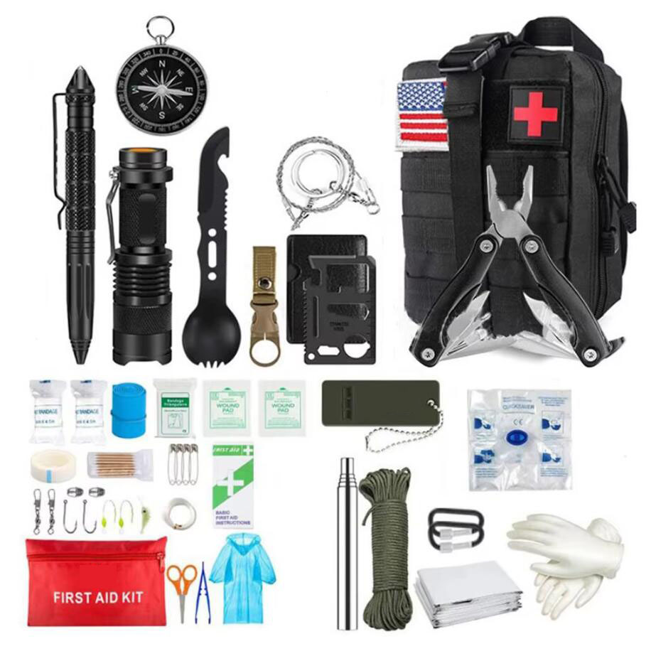 Survival First Aid Kit Surviva - Outdoor Adventure Kit ulasan dan harga