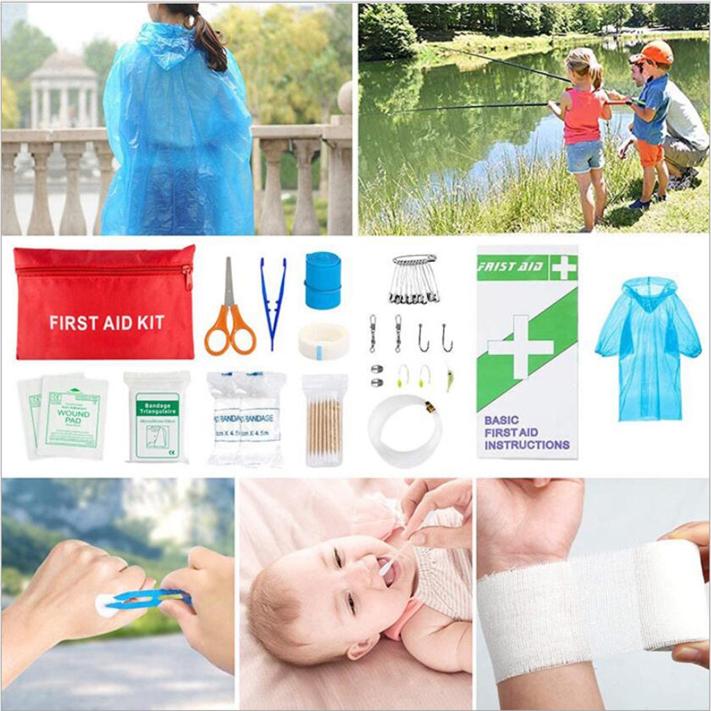 Survival First Aid Kit Surviva - Outdoor Adventure Kit ulasan dan harga