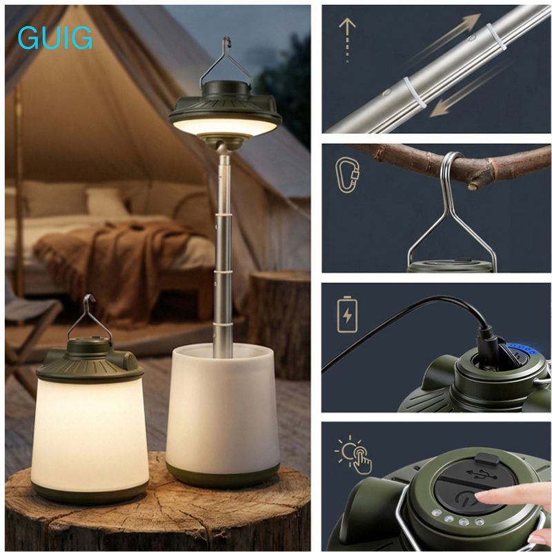 New Telescopic RGB Camping Lig - Outdoor Adventure Ni ulasan dan harga
