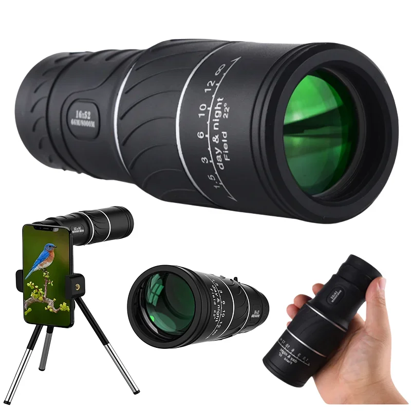 Powerful 16x52 Monocular Teles - Outdoor Adventure Watches ulasan dan harga