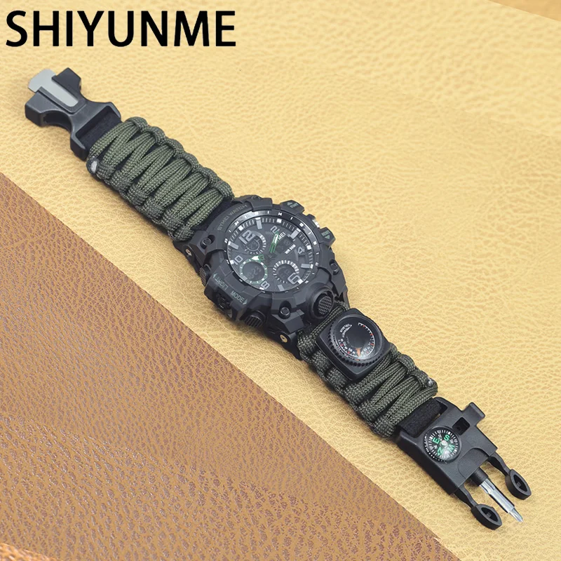 SHIYUNME Outdoor Survival Men  - Outdoor Adventure Watches ulasan dan harga