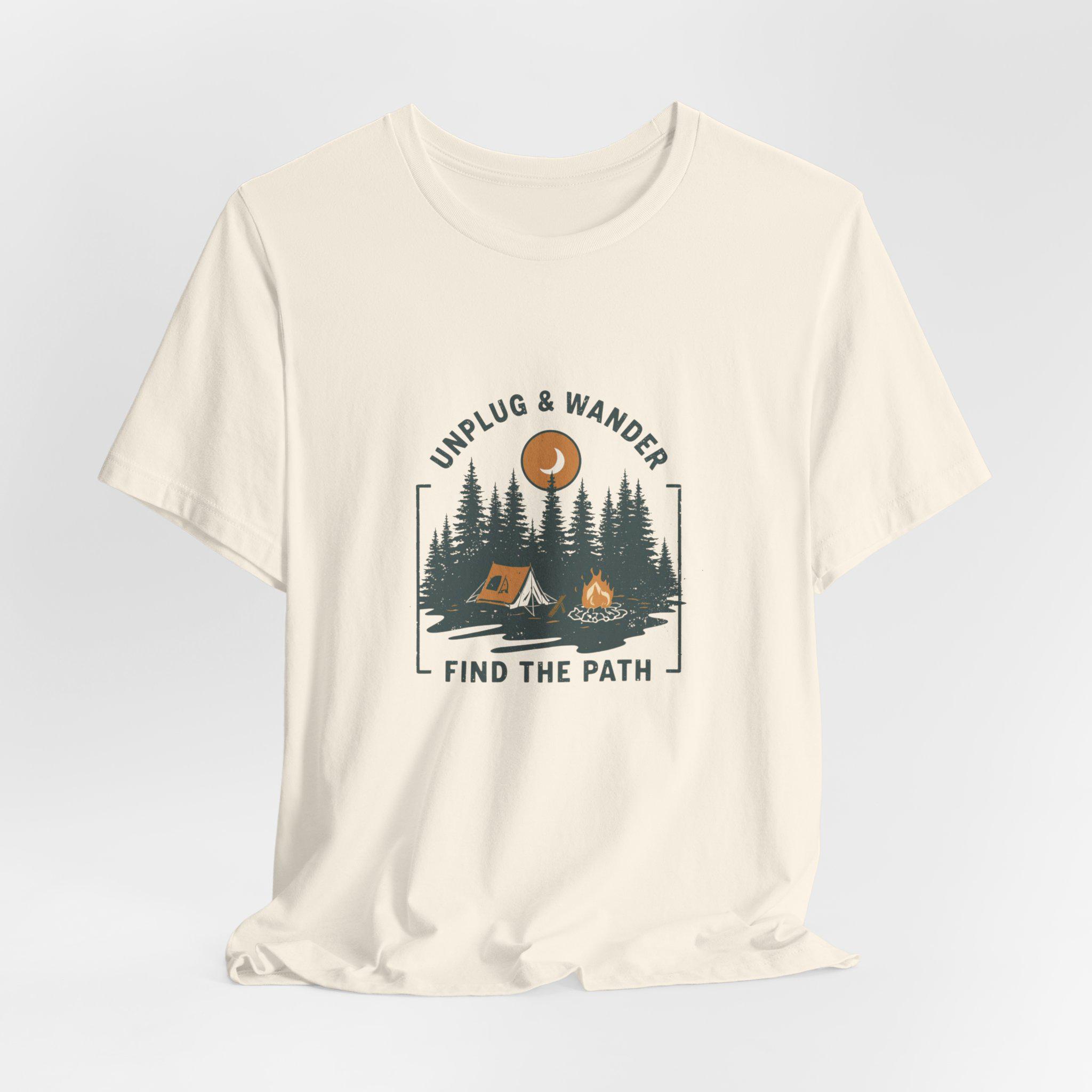 Unplug & Wander Shirt, Camping - Outdoor Adventure Club ulasan dan harga