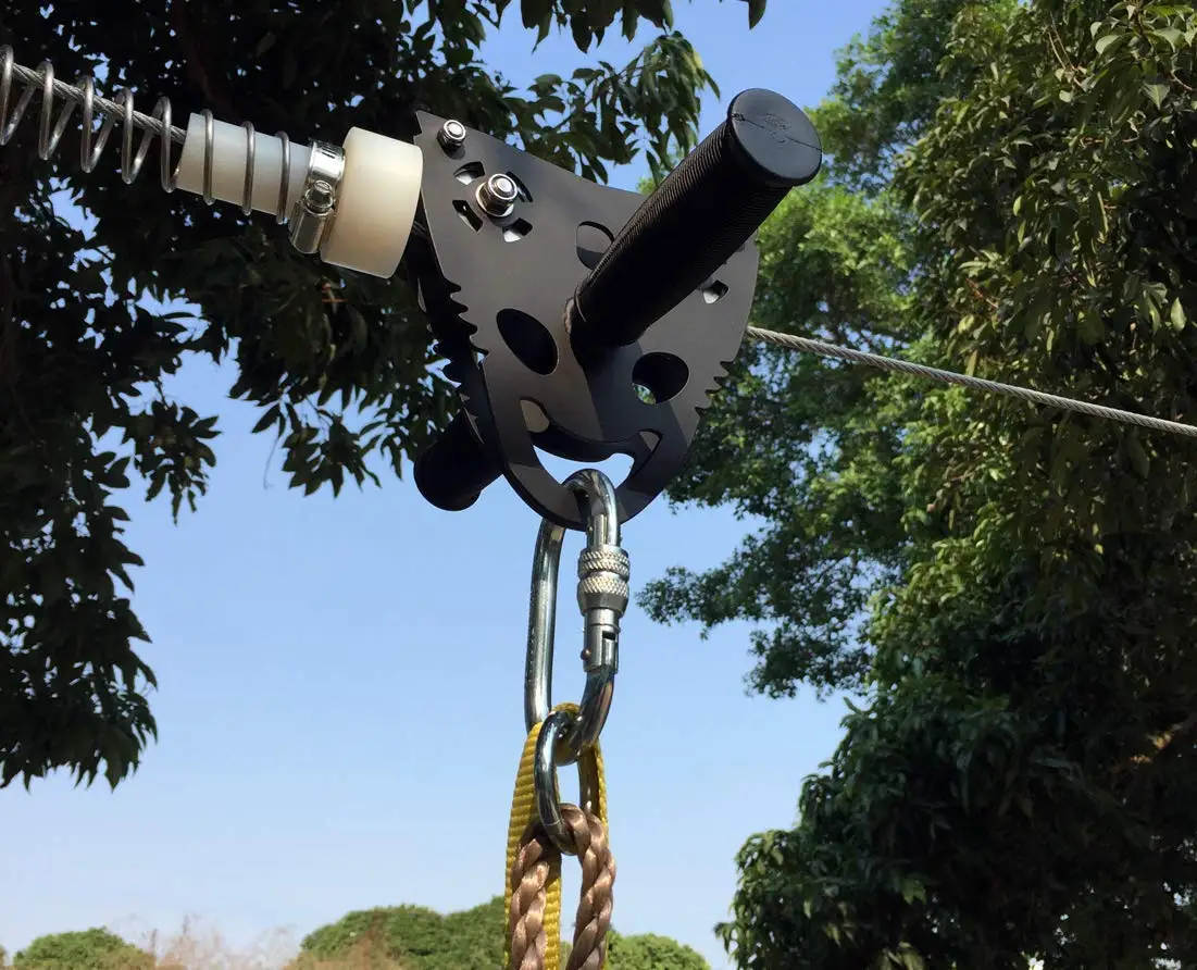 Upgraded 120ft Zip Line Kit fo - Outdoor Adventure Kit ulasan dan harga