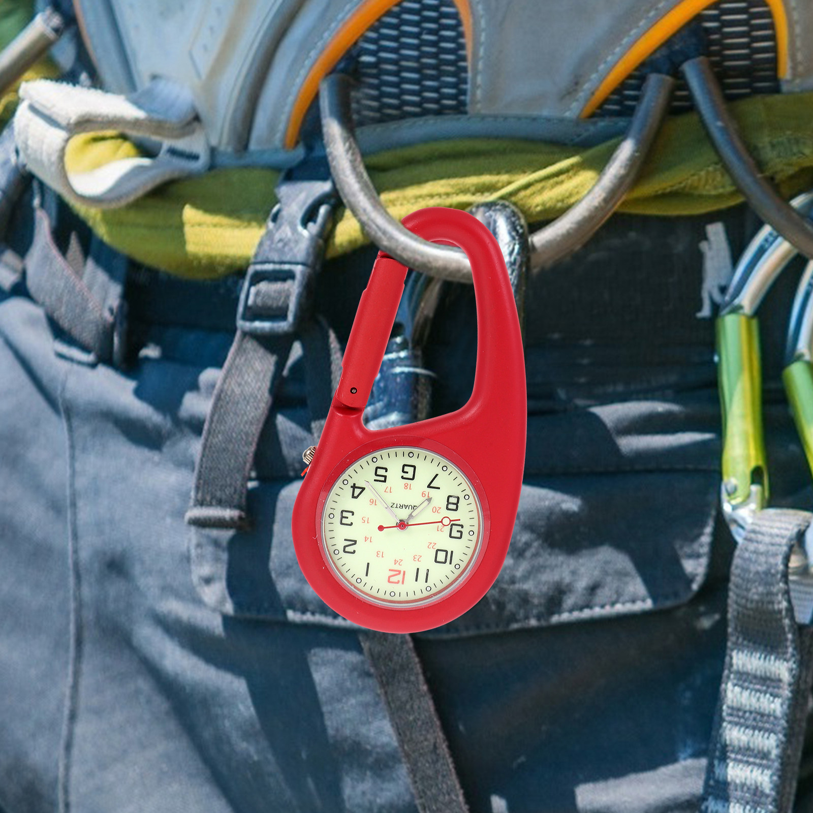 2Pcs Portable Carabiner Watch  - Outdoor Adventure Watches ulasan dan harga